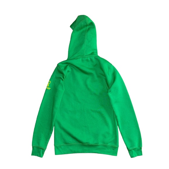 Fifa World Cup Qatar 2022 Brazil Hoodie In Green & Yellow - Picture 2 of 7